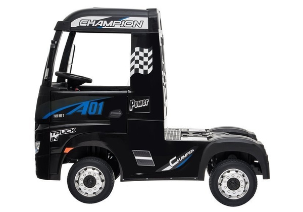 Electric Ride-On Car Mercedes Actros Black Painted MP4