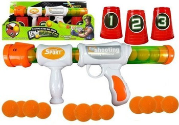 Soft Ball Gun Rifle Practice Your Aim Target Cups