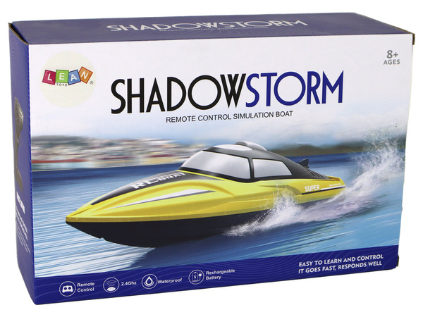 Remote Controlled Motorboat R/C 2.4G 20-25km/h Green