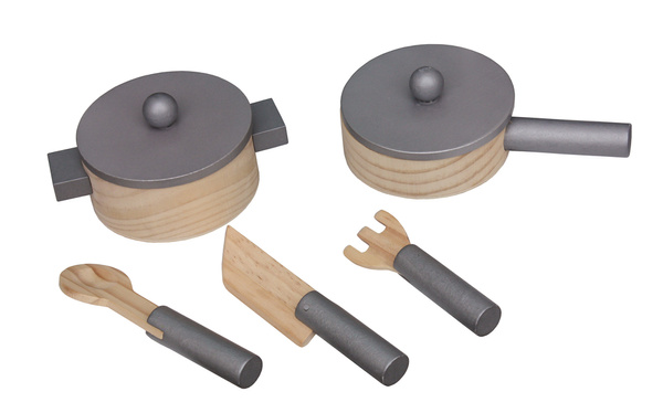 Holzküche Bella für Kinder Weiße Accessoires