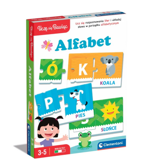 Lernspiel Alphabet Ich lerne spielend Polnische Version Clementoni 50766