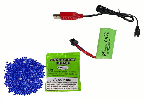 Gewehrpistole Gel BBs Grün Automatik XXL MP5