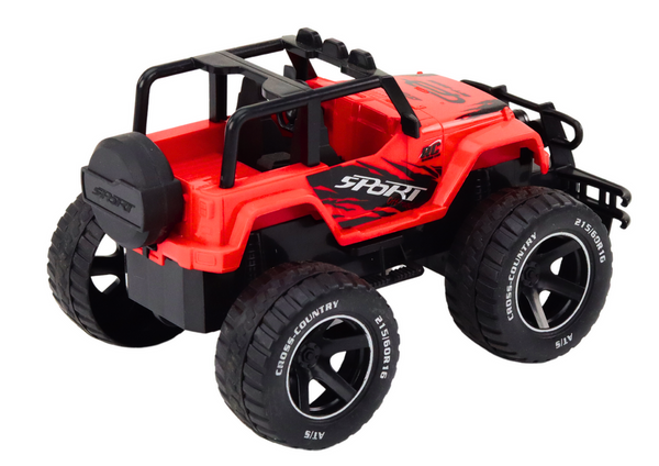 Toy Car Remote Controlled Off-Road Car RC 1:18 Red