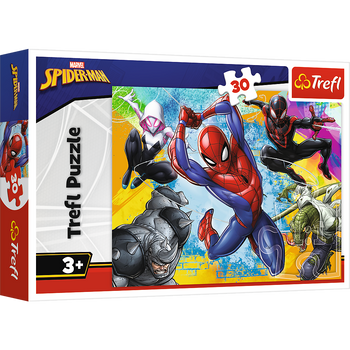 Puzzle - 30 - Kolory Spider-Man'a - Disney Marvel Spiderman - Trefl 18307