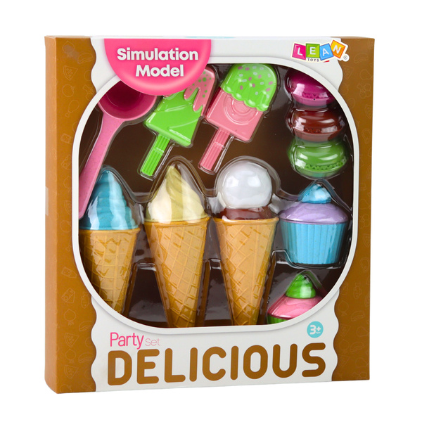 Honig- und Süßigkeiten-Set Cupcakes Makronen Rollenspiel