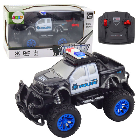 Ferngesteuertes Gelände-Polizeiauto RC 1:20