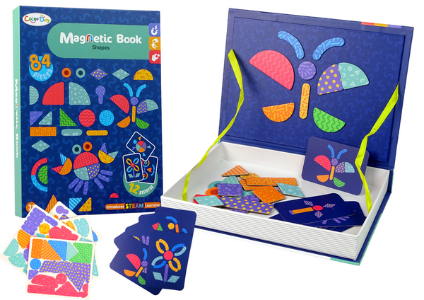 Magnetic Educational Puzzle Shapes 84 Magnets Cards