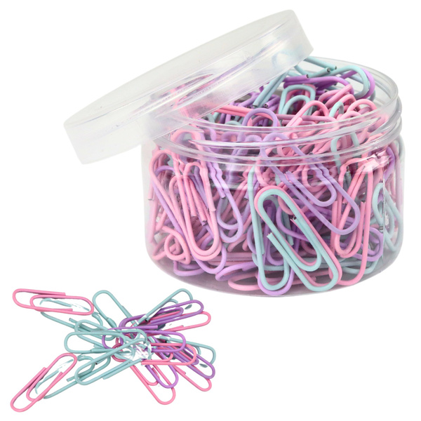 Box-Set mit bunten Büroklammern, 160 Stück