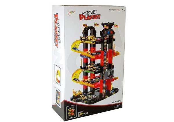 Garage 5-level parking Battery-powered lift 10 cars Lights