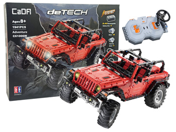 Construction Blocks Auto Off-Road Remote Controlled Red 1941 Elements