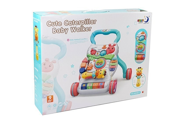 Educational Pusher for a Baby with an Interactive Microphone