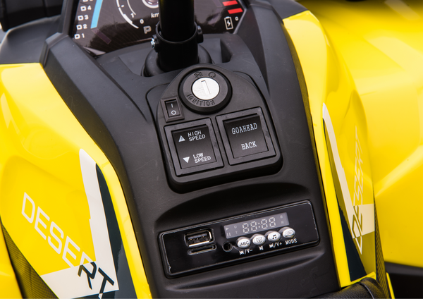 XMX607 Electric Ride On Quad - Yellow