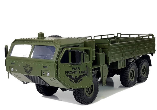 Military Remote-Controlled Car 47 cm All-Terrain Transporter 6 Wheels R/C