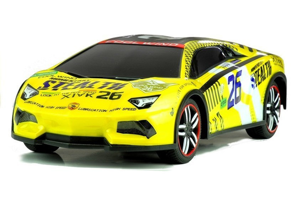 Remote controlled Sports Car R/C Remote Yellow