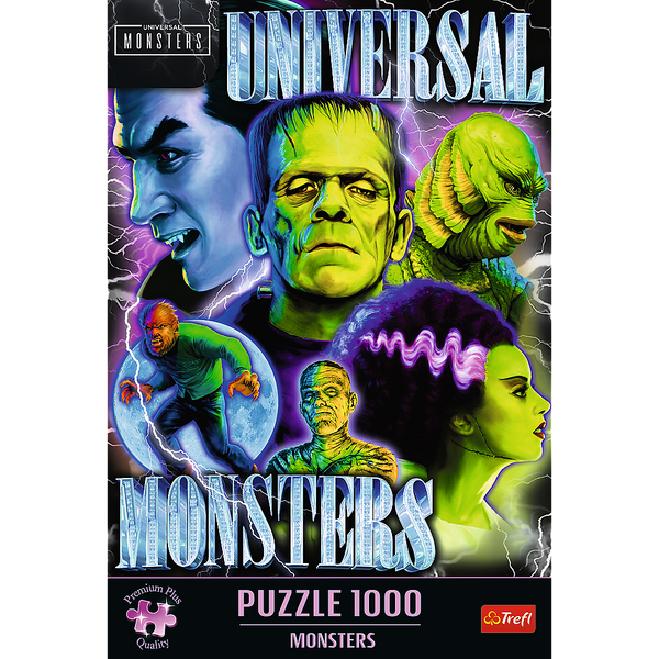 Puzzle - 1000 Premium Plus - Monster - Trefl 12070