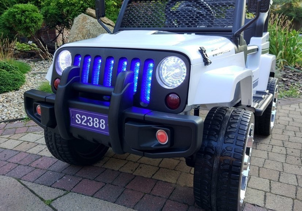 Ride on Car S2388 Jeep White 4x45W
