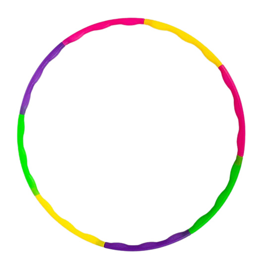 Hula Hop With Studs Foldable Colorful 7El Diameter 50cm