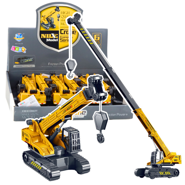 Crawler Crane Extendable Rotating Cabin 360° Yellow