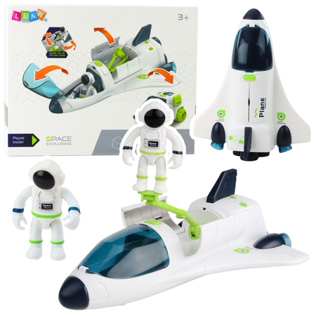 Spaceship Cosmonaut Figures Space Vehicle Lights Sounds