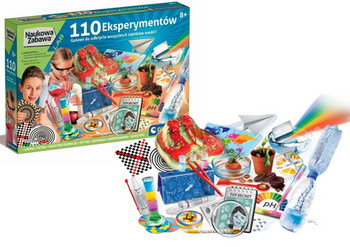 Science Fun 110 Experiments Polish Language Clementoni 50720