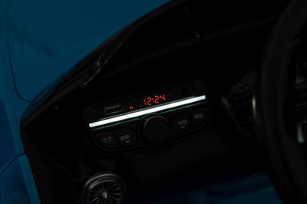 Mercedes AMG SL63 Batterieauto, blau lackiert