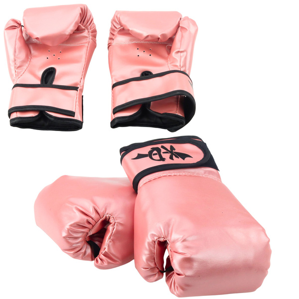Perlrosa Boxhandschuhe für Mädchen 6 OZ