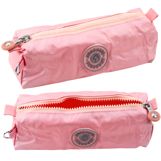 Federmäppchen für die Schule, Einzelfach, Rosa, 21,5 cm