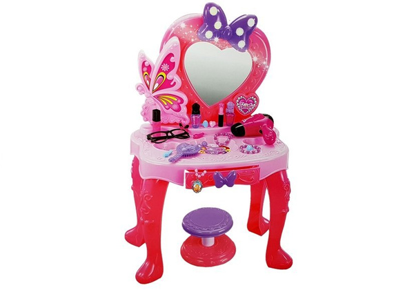 Beauty Set Dressing table for a girl with a mirror, sounds and lights