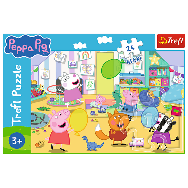 Puzzle 24 Maxi – Wunderschöne Peppa – Peppa Wutz Trefl 14367
