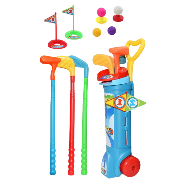 Golf Set Trolley Clubs Field Sports Game 20pcs