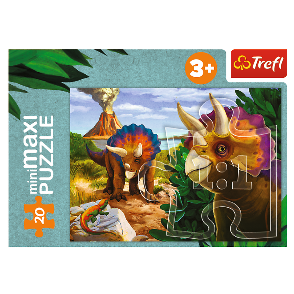 ND24_26376 Puzzle - miniMaxi - Poznaj swiat dinoz