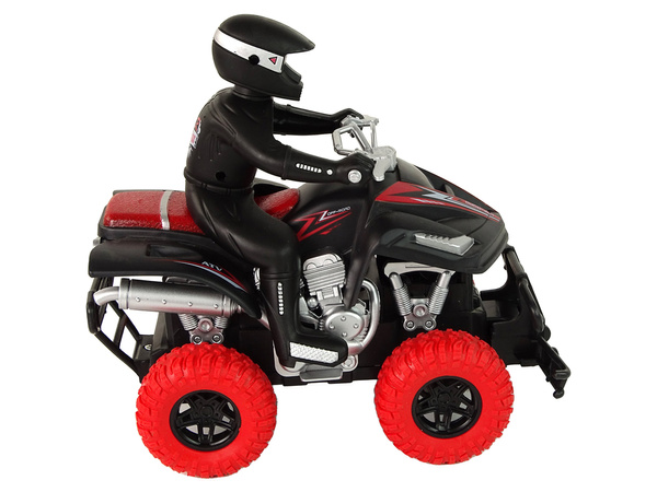 Quad Motor Four-wheeled Off-Road + Driver 1:18