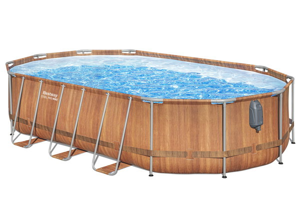 Basen Ogrodowy Stelażowy Bestway 56719 Power Steel 610 x 366 x 122 cm