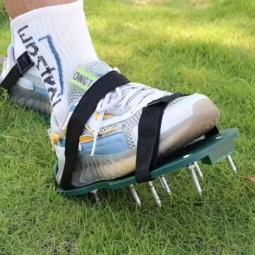 Aerator Scarifier Shoe Covers With Grass Spikes