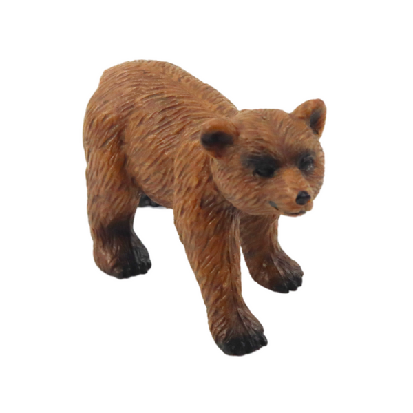 Set of 2 Figures Brown bear with cub Forest Animals series