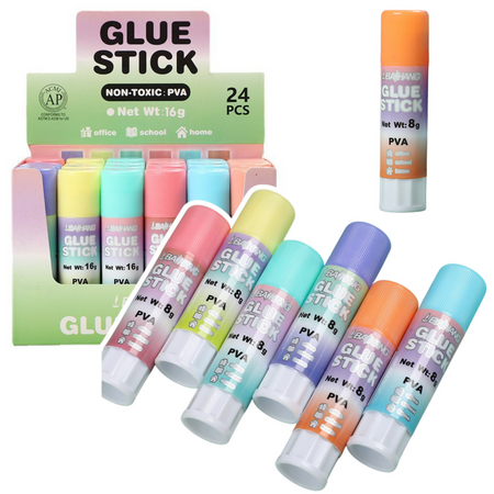 Glue Stick School Office Pastel 8g