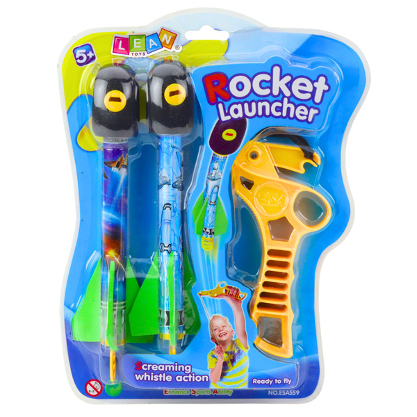 Schleuder-Set mit Raketen EVA-Schaum Sportspiel Arcade Space