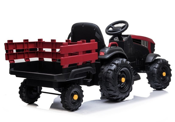 Electric Ride On Tractor with a trailer BDM0925 Red