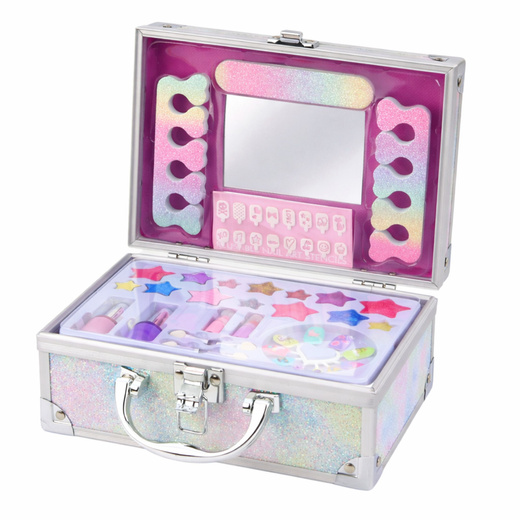 Meerjungfrauen-Glitzer-Nagel-Make-up-Kosmetik-Schönheitsset