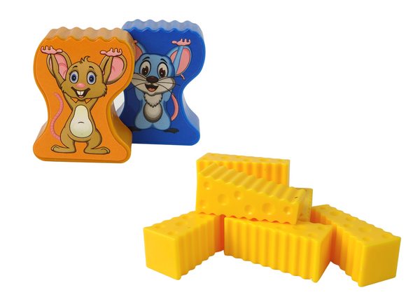 Cheese Tower Hungry Mouse Geschicklichkeitsspiel Baue einen Käseturm!