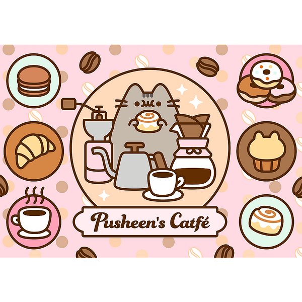 Puzzle - 500 - Pusheen in the cafe Trefl 37528