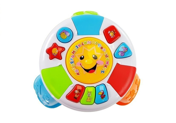 Pädagogischer Tisch für ein Baby mit Geräuschen