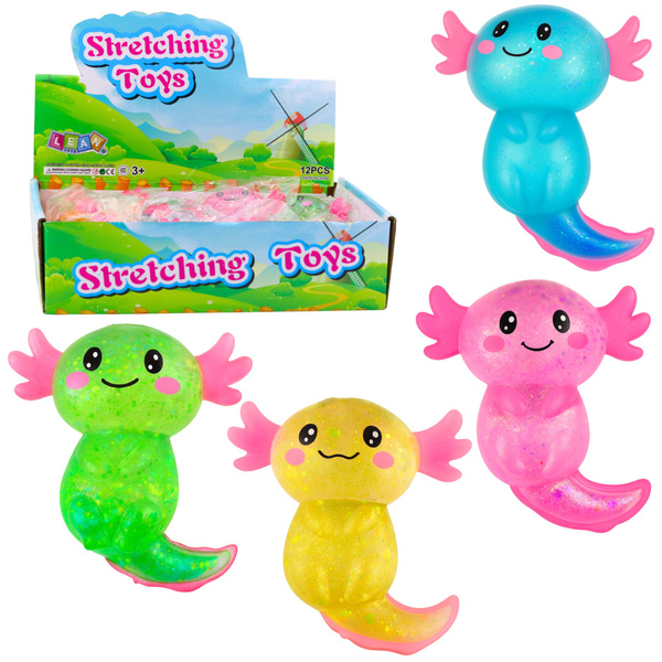 Anti-Stress-Axolotl-Squishy für Kinder, gemischte Farben
