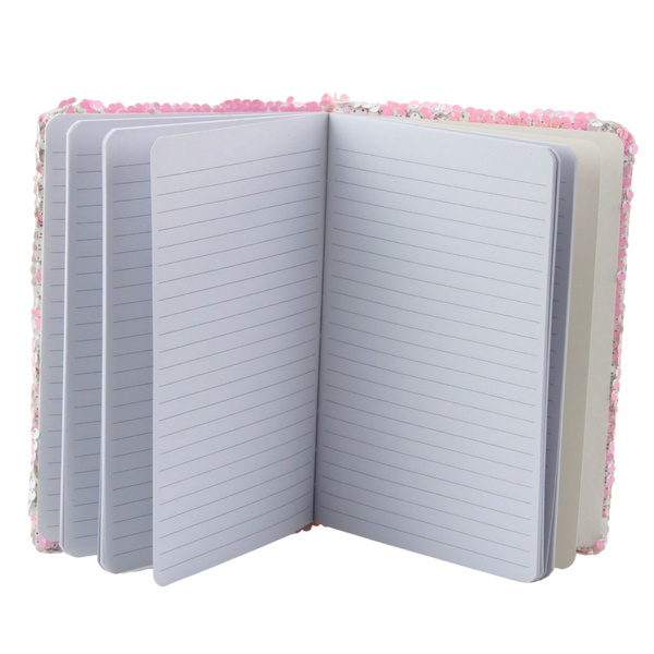 Notebook Notebook Lined Sequins Two-Color Unicorn A5 80 Sheets