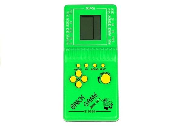 Brick Game Electronic Portable Green