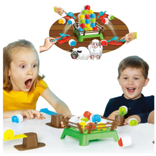 Buntes Jumping Sheep Familien-Arcade-Spiel