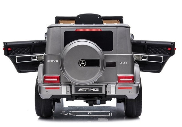 Mercedes G63 AMG Electric Ride On Car – Silver Painting