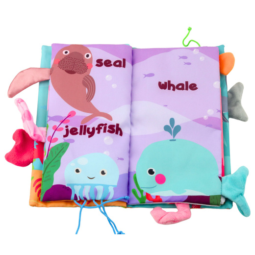 Soft Sensory Book Sea Animals Rustling Squeaker