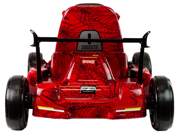 XMX619 Rot lackierter Spinnen-Akku-Gokart