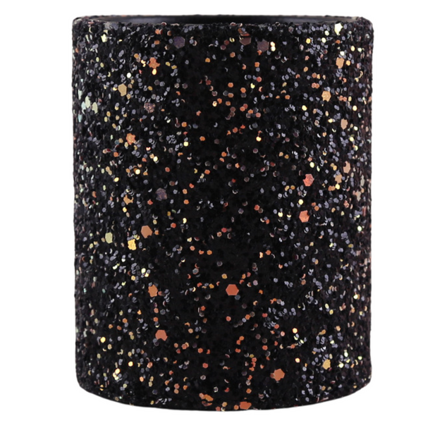 Behälterbecher für Pinsel und Zubehör Glitter Black
